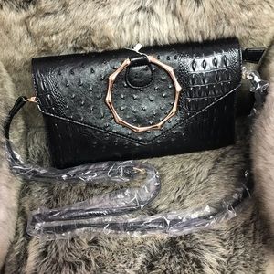 Black SnakeSkin Purse